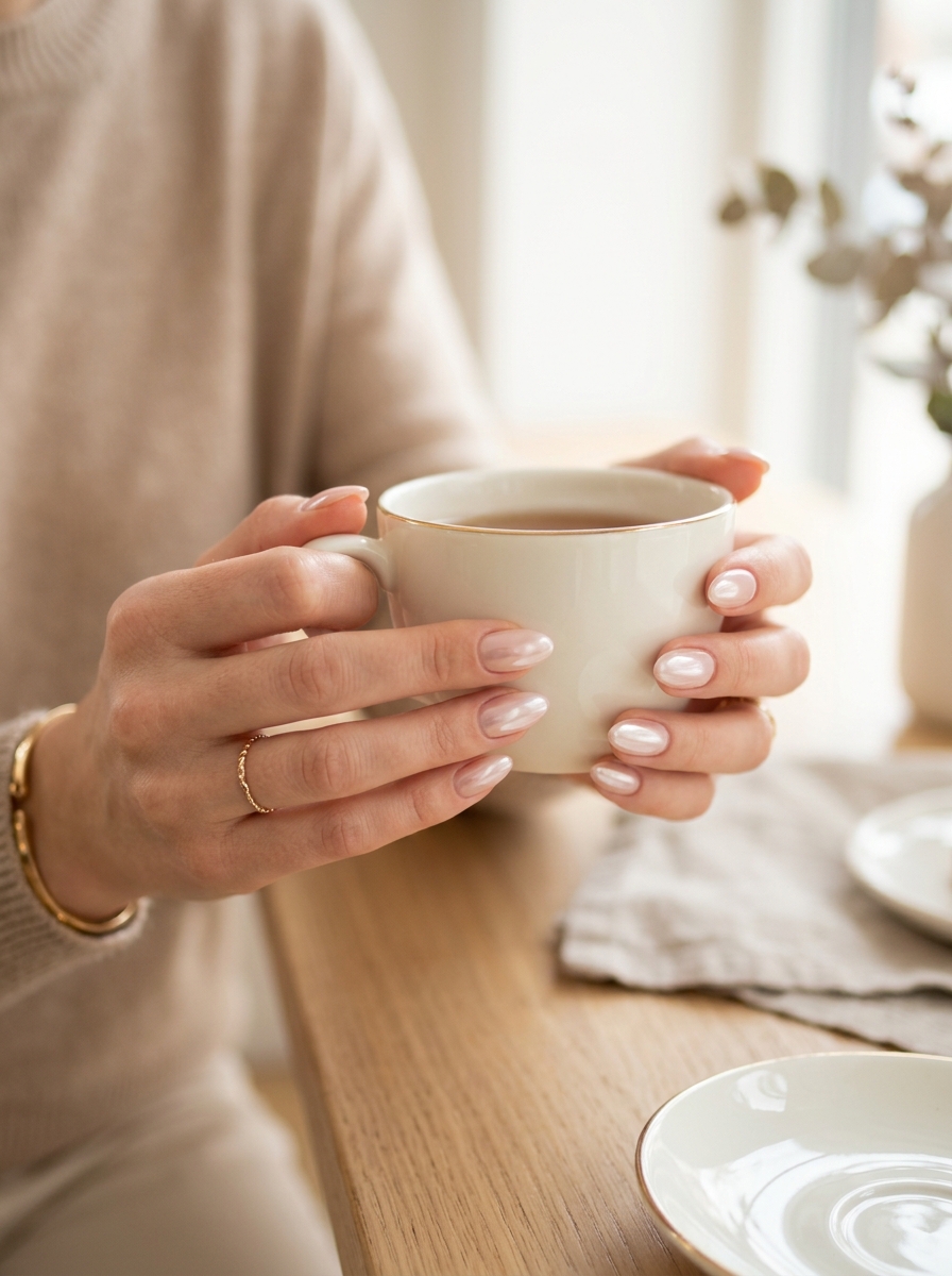 Minimalist Chrome Nail Designs for a Clean Girl Aesthetic
